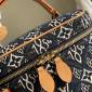 Replica Louis Vuitton Vanity Handbag Limited Edition Since 1854 Monogram Jacquard PM Blue