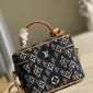 Replica Louis Vuitton Vanity Handbag Limited Edition Since 1854 Monogram Jacquard PM Blue