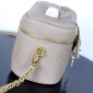 Replica Louis Vuitton Bags | Tourtrell Greige Vanity Monogram Implant Pm Crossbody Shoulder Bag Handbag