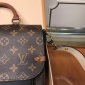 Replica Louis Vuitton Vaugirard Monogram Canvas/Leather Satchel Black