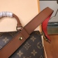 Replica LOUIS VUITTON - Authenticated Handbag - Leather Brown Plain