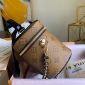 Replica Louis Vuitton Vanity Reverse Mini Brown Monogram Lv Logo Handle