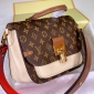 Replica Louis Vuitton Vaugirard Handbag Monogram Canvas with Leather Brown