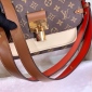 Replica Louis Vuitton Vaugirard Handbag Monogram Canvas with Leather Brown