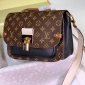 Replica Louis Vuitton Vaugirard Monogram Canvas/Leather Satchel Black