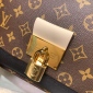 Replica Louis Vuitton Vaugirard Monogram Canvas/Leather Satchel Black