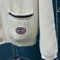 Replica Gucci Stripe-detail Knitted Cardigan - White | Editorialist