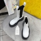 Replica Bottega Veneta Ankle boots Women Leather Beige Black