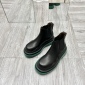 Replica Green platform boots high fashion tractor sole chunky shoes