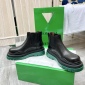 Replica Green platform boots high fashion tractor sole chunky shoes