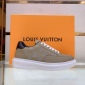 Replica Louis Vuitton brown top sneakers