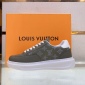 Replica Time out leather trainers Louis Vuitton Brown