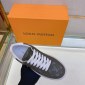 Replica Time out leather trainers Louis Vuitton Brown