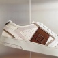 Replica Fendi step sneakers white brown