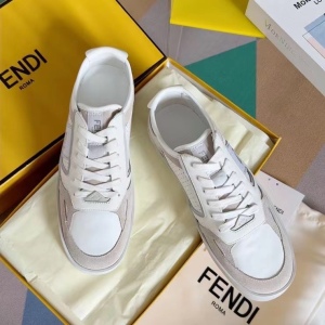 Fendi step sneakers white