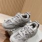 Replica Balenciaga Men's Track Sneakers Light Blue Metallic