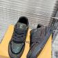 Replica LOUIS VUITTON 2023 NEW SNEAKERS BLACK