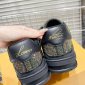 Replica LOUIS VUITTON 2023 NEW SNEAKERS BLACK