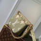 Replica LOUIS VUITTON Multi Pochette Accessoires Khaki Cream Monogram Empreinte