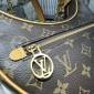 Replica Louis Vuitton Loop 2way Shoulder Bag M81098 Monogram Canvas Brown Used