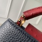 Replica LOUIS VUITTON Capucines BB Blue De France Berry Taurillon