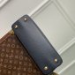 Replica LOUIS VUITTON Capucines BB Blue De France Berry Taurillon