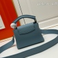 Replica LOUIS VUITTON LV X Yk Capucines Mini Olympe Blue Taurillon