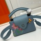 Replica LOUIS VUITTON LV X Yk Capucines Mini Olympe Blue Taurillon