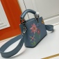 Replica LOUIS VUITTON LV X Yk Capucines Mini Olympe Blue Taurillon