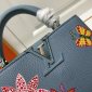 Replica Louis Vuitton - LV x YK Yayoi Kusama Mini Capucines Crossbody Handbag