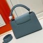 Replica LOUIS VUITTON LV X Yk Capucines Mini Olympe Blue Taurillon