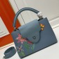 Replica LOUIS VUITTON LV X Yk Capucines Mini Olympe Blue Taurillon