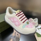 Replica GUCCI Women's Screener Sneaker, Pink, GG Canvas