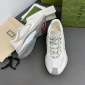 Replica GUCCI Men's Gucci Run Sneaker, White, Leather