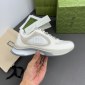 Replica GUCCI Men's Gucci Run Sneaker, White, Leather