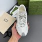 Replica GUCCI Men's Gucci Run Sneaker, White, Leather