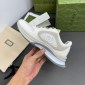 Replica GUCCI Men's Gucci Run Sneaker, White, Leather