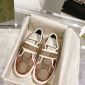 Replica GUCCI Monogram Jumbo GG Web Womens 1977 Tennis Velcro Strap Sneakers