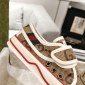 Replica GUCCI Monogram Jumbo GG Web Womens 1977 Tennis Velcro Strap Sneakers