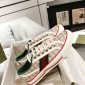 Replica GUCCI Men's GG Gucci Tennis 1977 Sneaker, Beige, GG Canvas