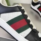 Replica GUCCI Men's Screener Sneaker, Black, Leather