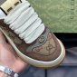 Replica GUCCI Men's Screener GG Sneaker, Beige, GG Canvas