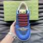 Replica GUCCI Men's Screener GG Sneaker, Blue, GG Canvas