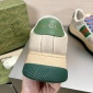 Replica Gucci Leather Colorblock Pattern Sneakers