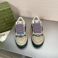 Replica Gucci Men's Double Screener Canvas Low-Top Sneakers