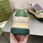 Replica Gucci Men's Double Screener Canvas Low-Top Sneakers