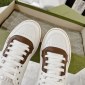 Replica GUCCI Men's MAC80 Sneaker, Brown, Leather