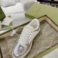 Replica Gucci Mac80 Women's Silver Sneakers