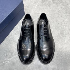Christian Dior #2024 Men Fashionable Leather Shoes 