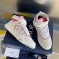Replica Dior Shoes |Dior Galaxy Mid Top B27 Men's Sneakers  | Color: Pink/White